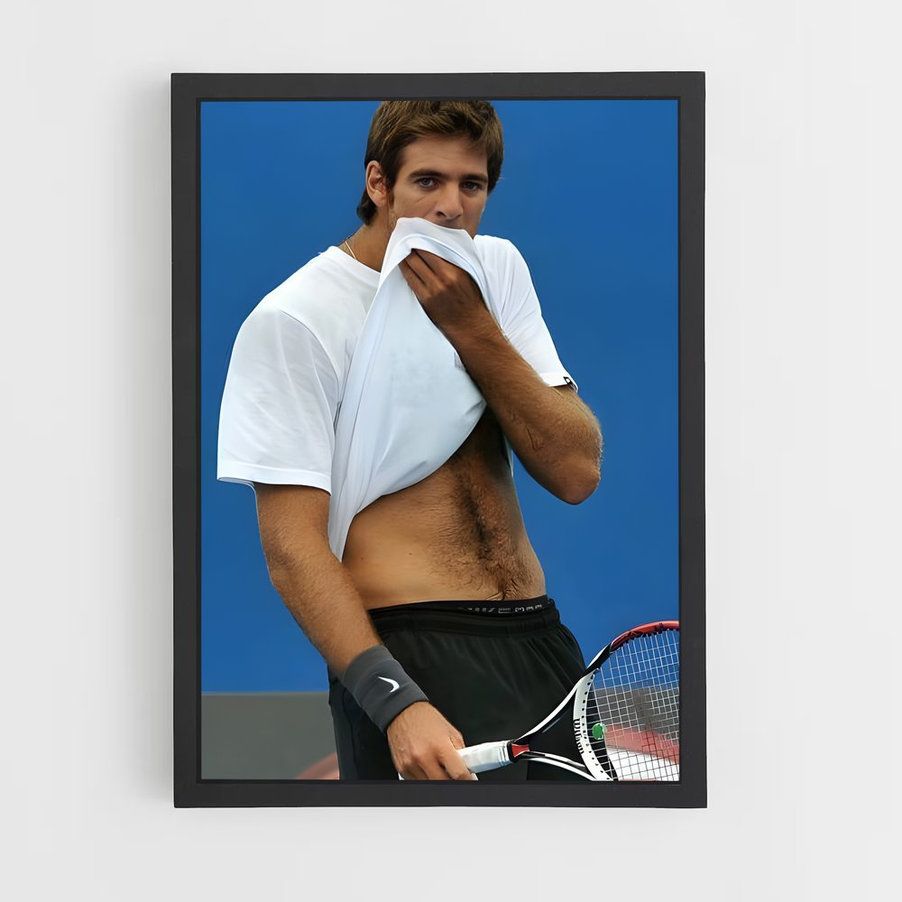 Poster Juan martin potro – affiche Tennis (vue 2)